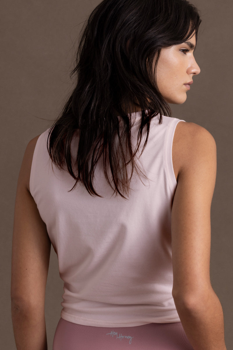 Cropped Top Mauve | Hey Honey Yoga & Active Wear