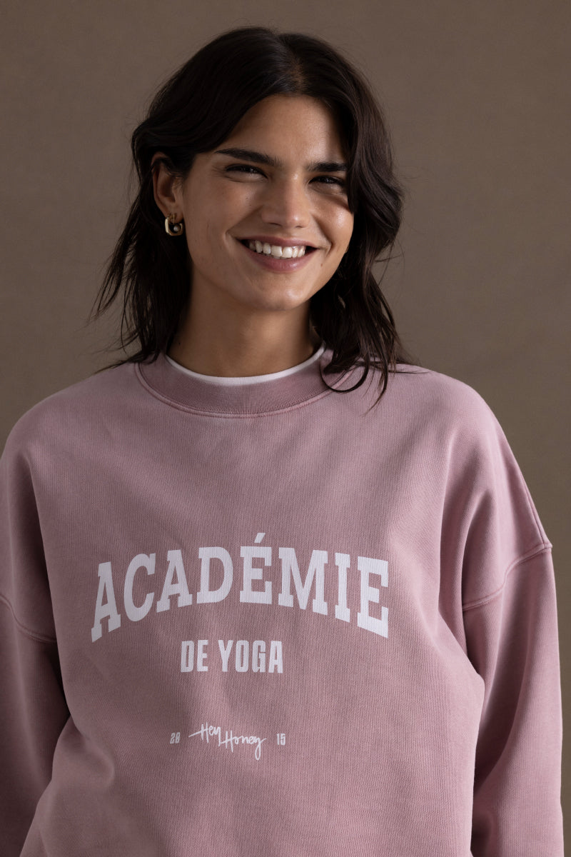 Sweater Academie Rose | Hey Honey Yoga & Active Wear