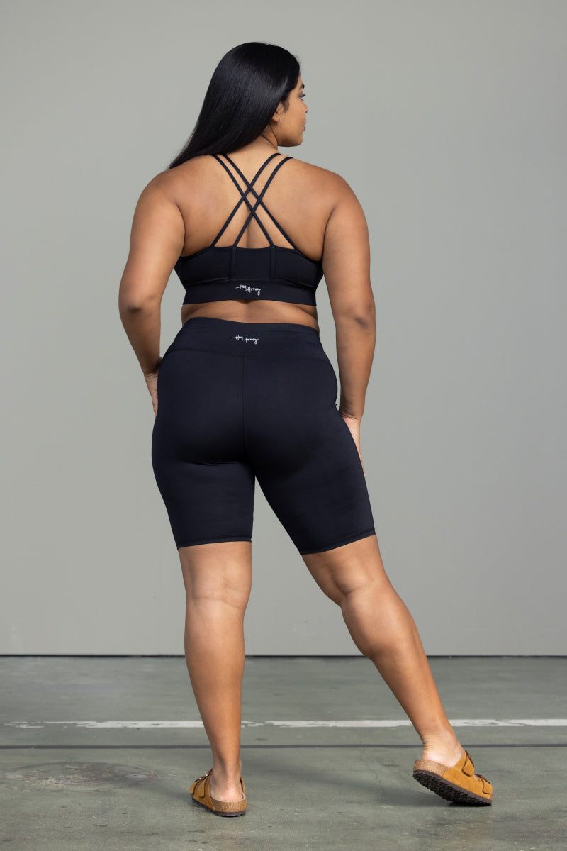 Biker Black | Hey Honey Yoga & Active Wear