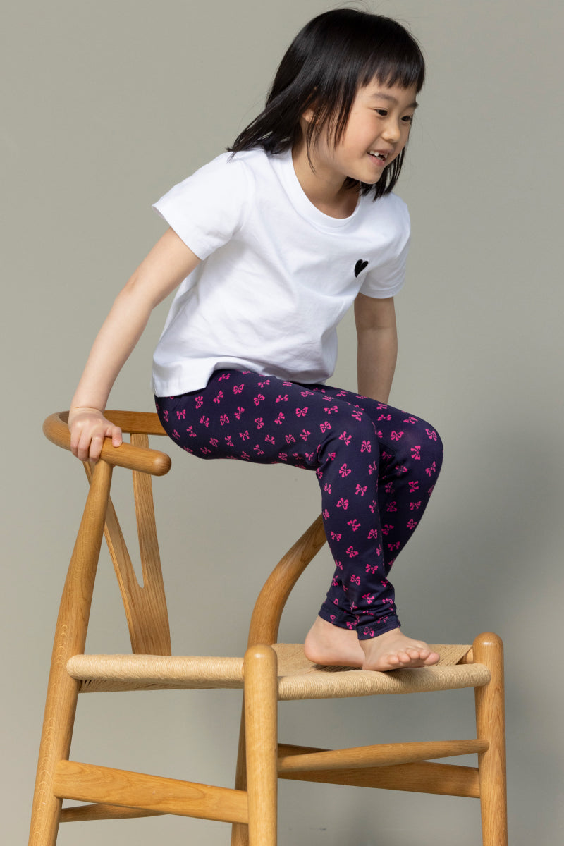 Kids Leggings Bows | Hey Honey Yoga & Active Wear