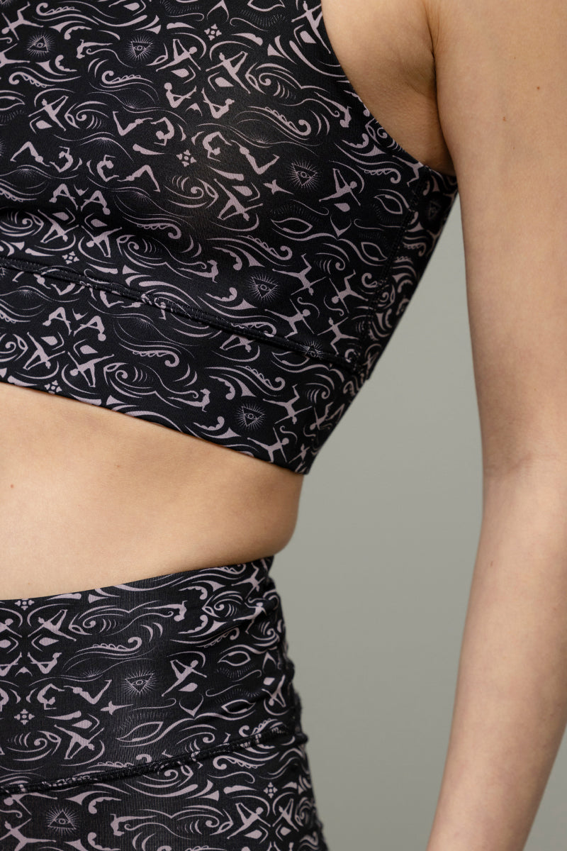 Bustier Samadhi Black | Hey Honey Yoga & Active Wear