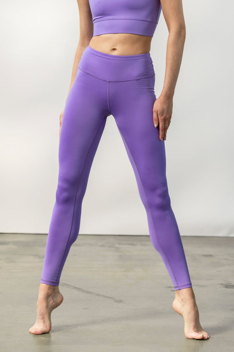 Leggings Unicolor Violet | Hey Honey Yoga & Active Wear