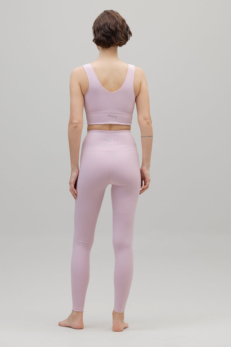 Bustier Ribbed Dawn Pink | Hey Honey & Active Wear