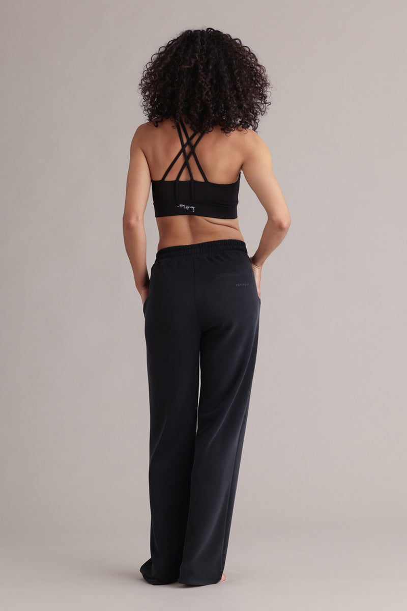 Long Jersey Pants Black | Hey Honey & Active Wear