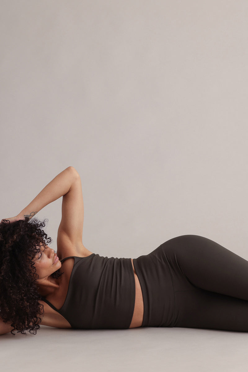 Cropped High-Waist Leggings Always Dressed Forest Night | Hey Honey & Active Wear