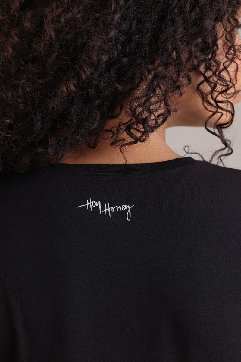 Active T-Shirt Black | Hey Honey & Active Wear
