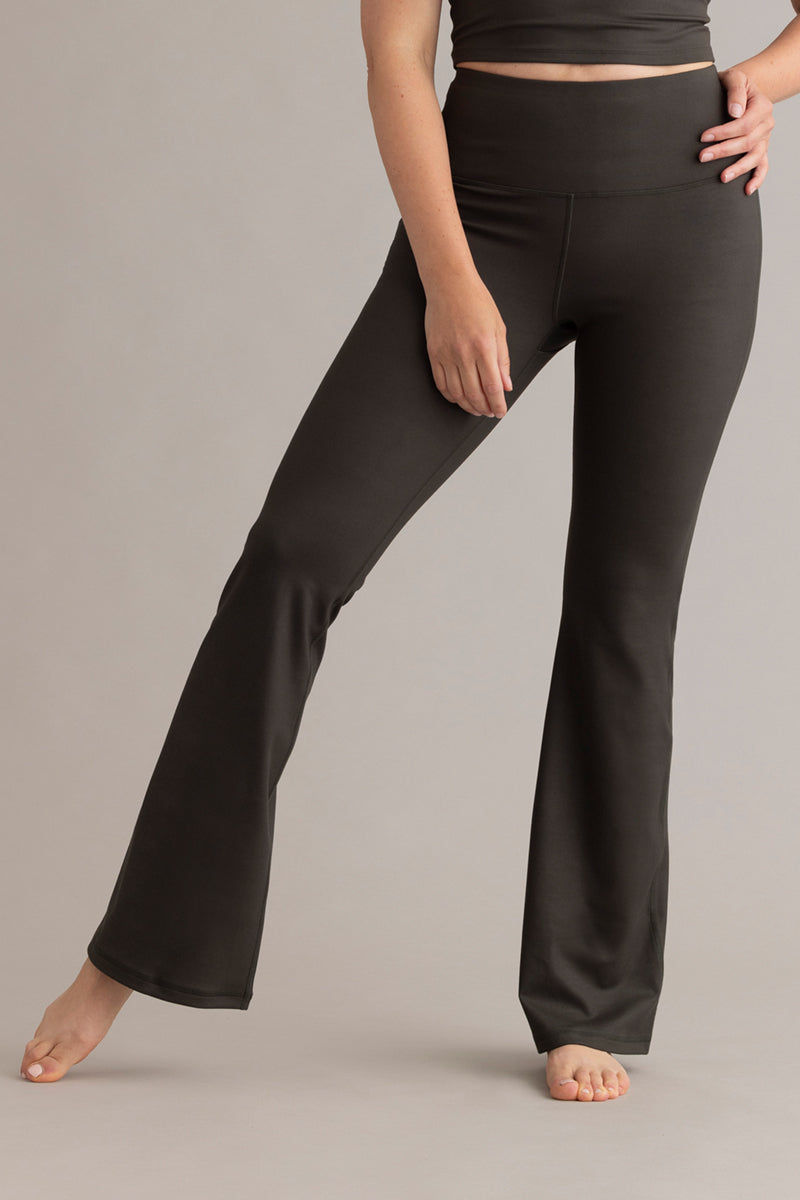 High-Waist Leggings Flared Always Dressed Forest Night | Hey Honey & Active Wear