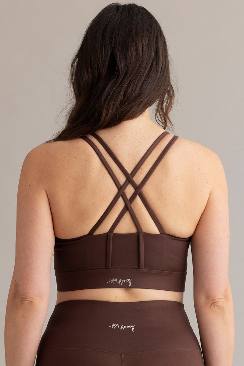 Criss-Cross Bra Always Dressed Shopping Bag | Hey Honey & Active Wear