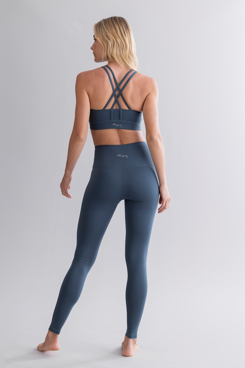 Criss-Cross Bra Cotton Touch Teal | Hey Honey & Active Wear