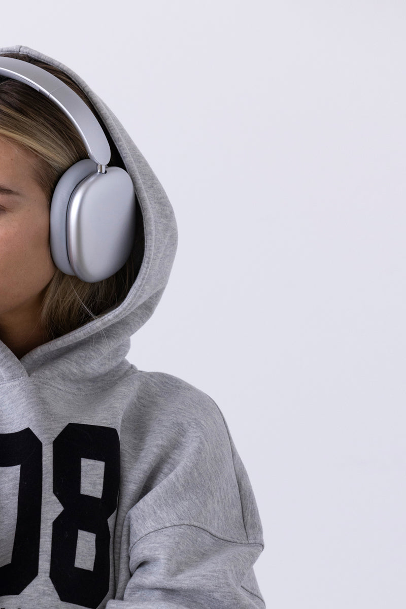 Hoodie Grey Melange 108