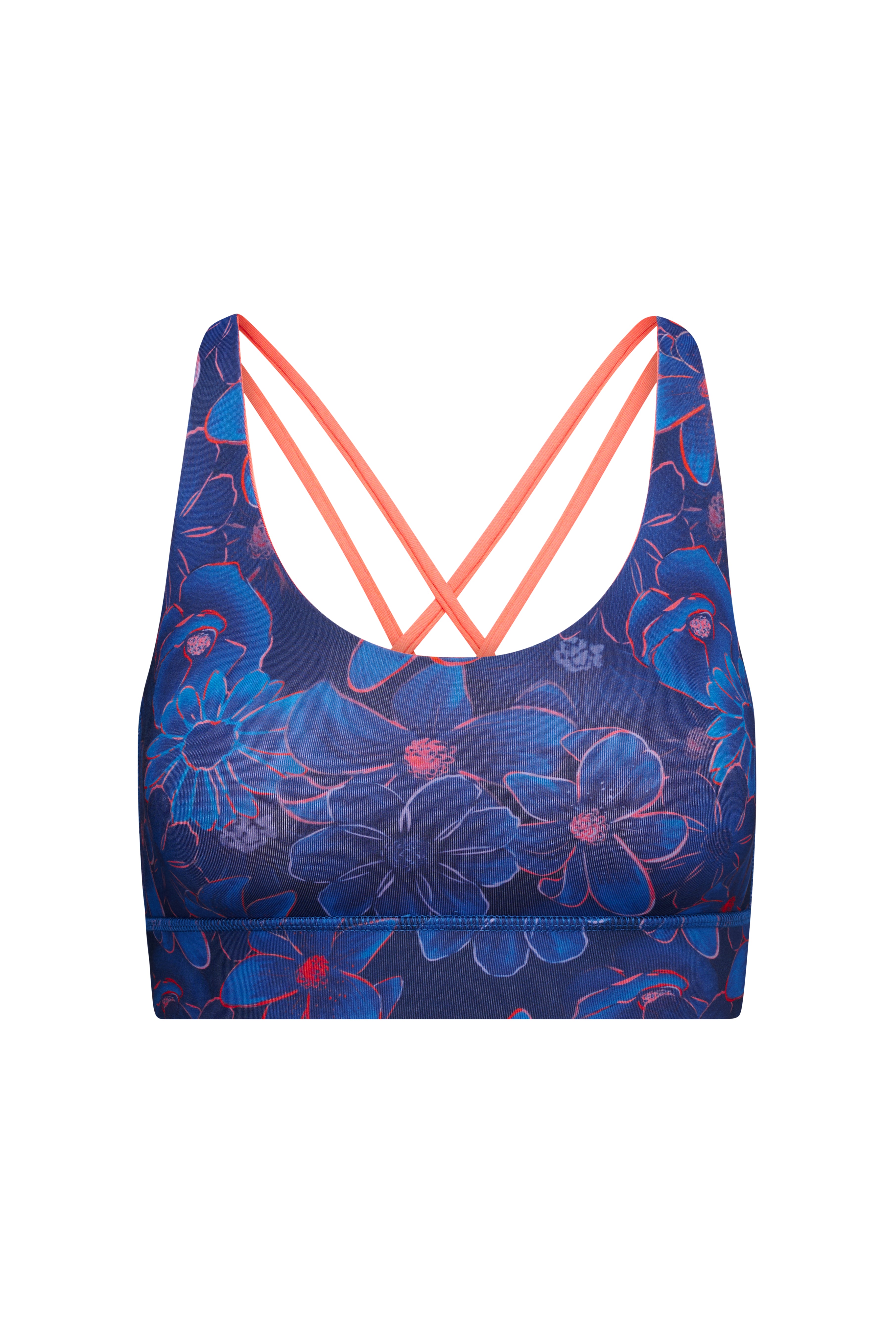 Criss-Cross Bra Flower Daze | Hey Honey Yoga & Active Wear