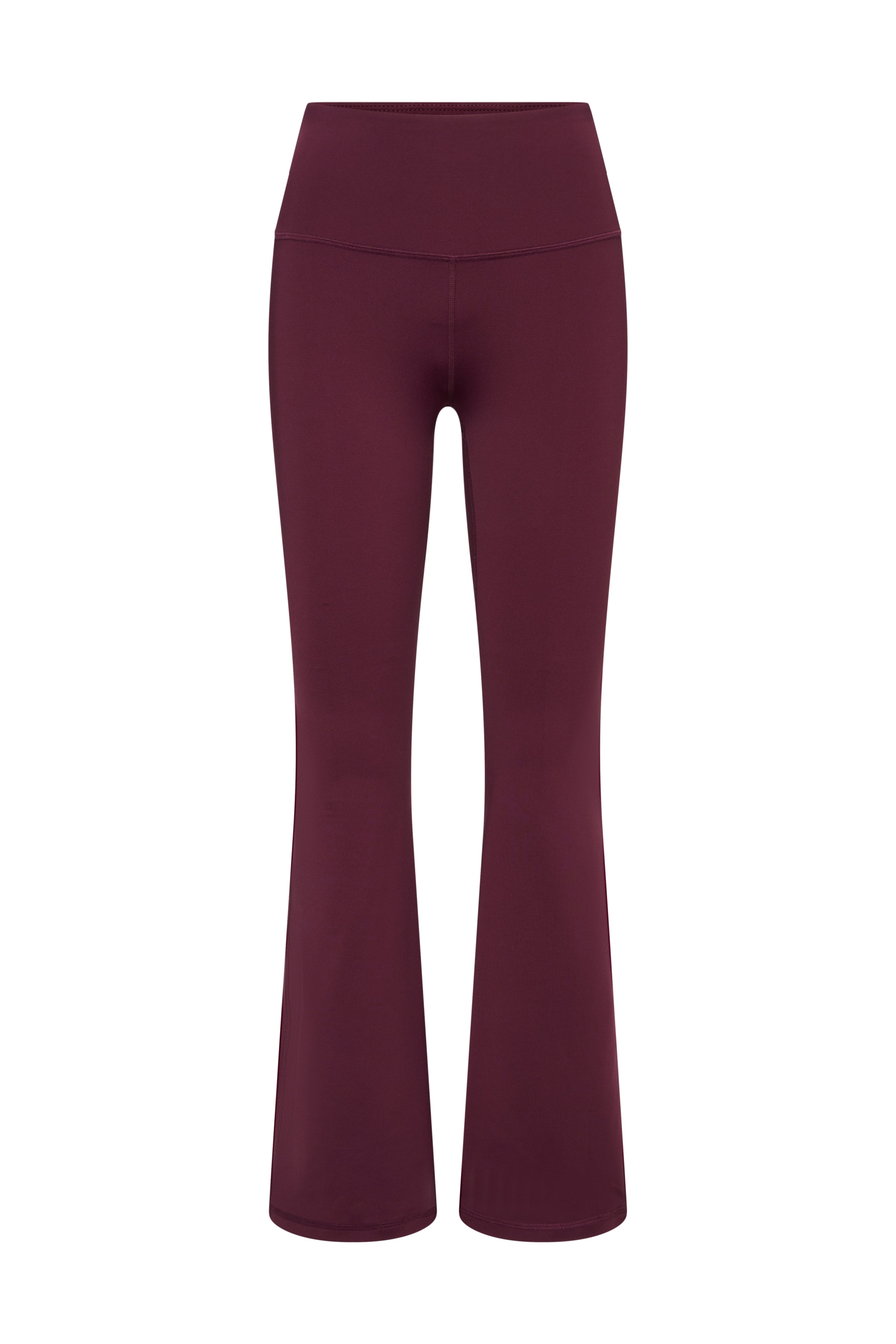 High-Waist Flared Leggings Always Dressed Italian Plum | Hey Honey & Active Wear