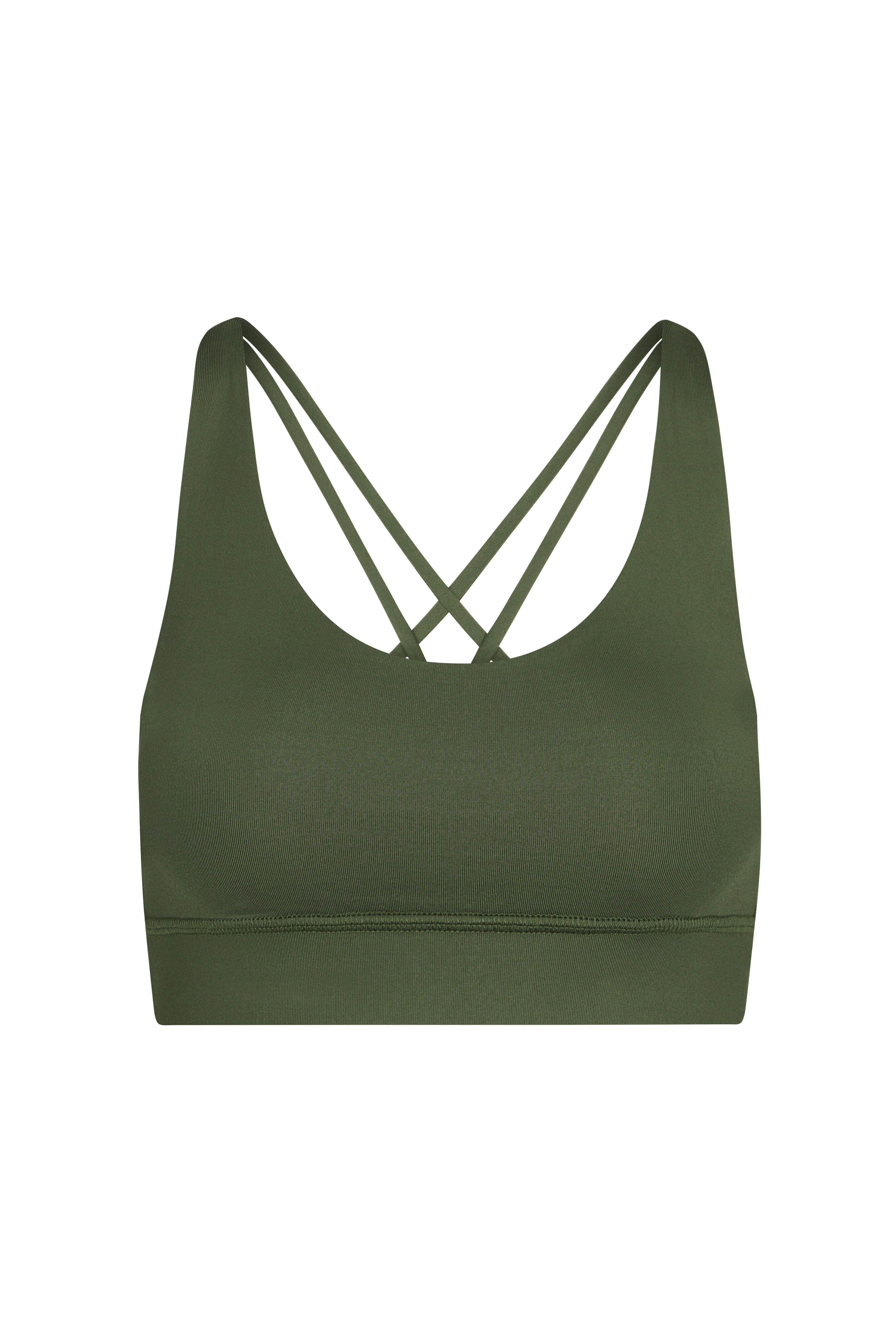 Criss-Cross Bra Forest Night | Hey Honey Yoga & Active Wear