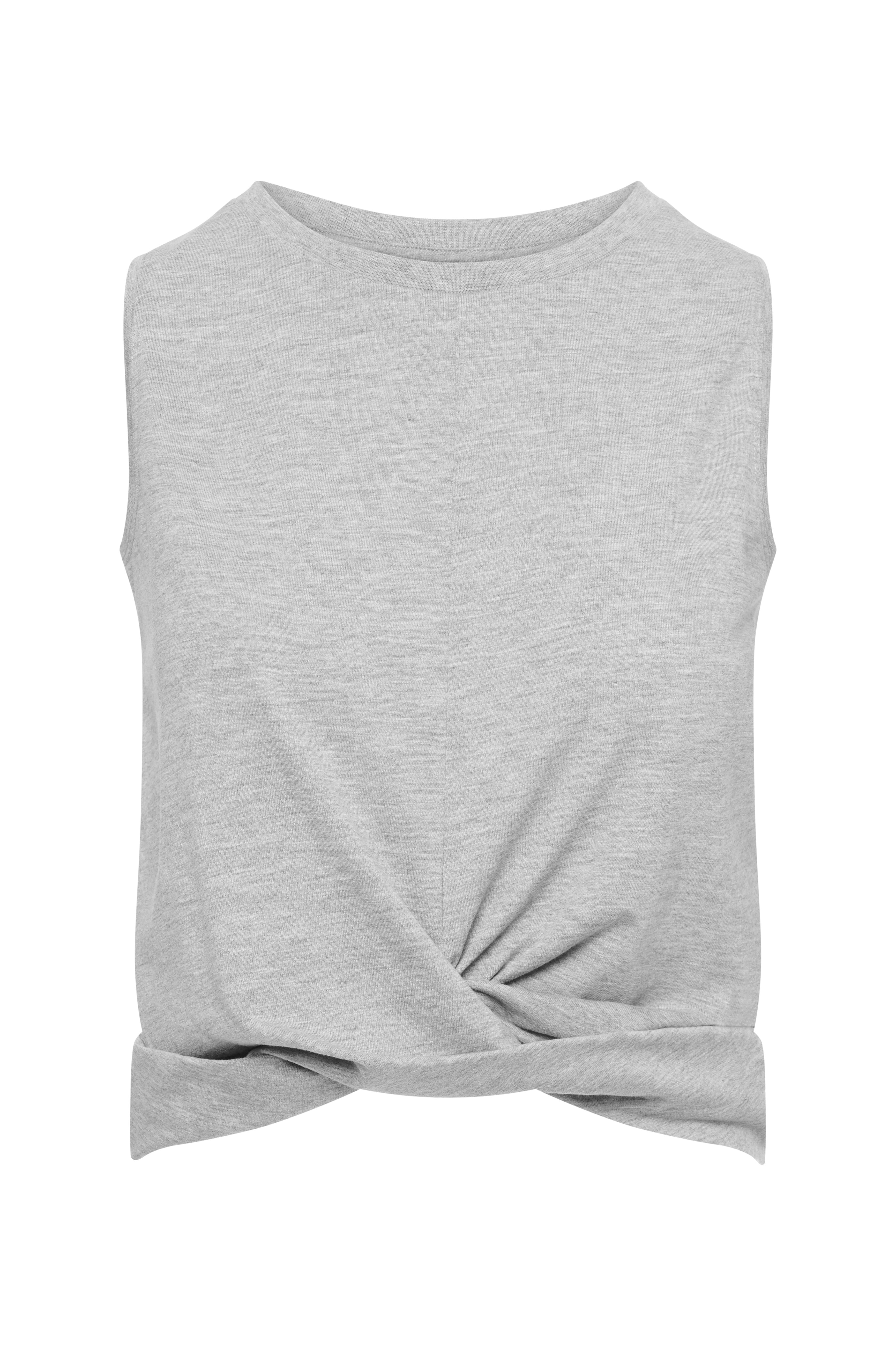 Cropped Top Grey Melange | Hey Honey & Active Wear