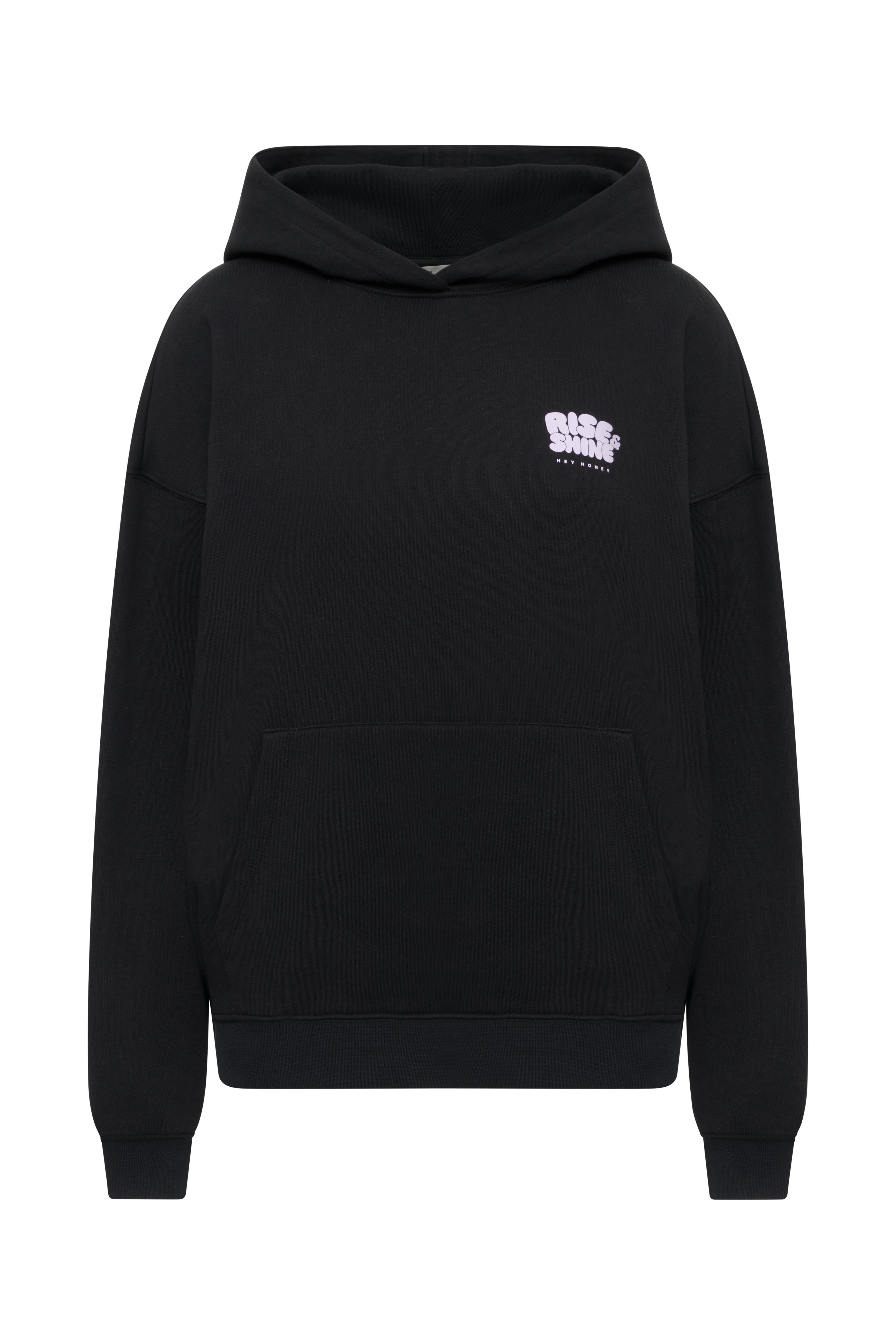 Hoodie Moon Black | Hey Honey & Active Wear