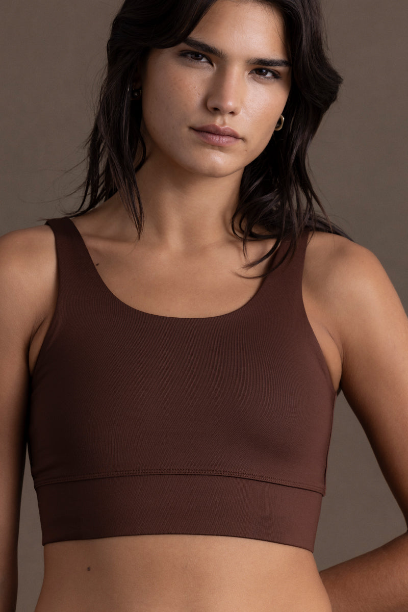 Bustier Chocolate | Hey Honey Yoga & Active Wear