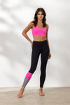 Surf Style Leggings Neon Pink | Hey Honey Yoga & Active Wear