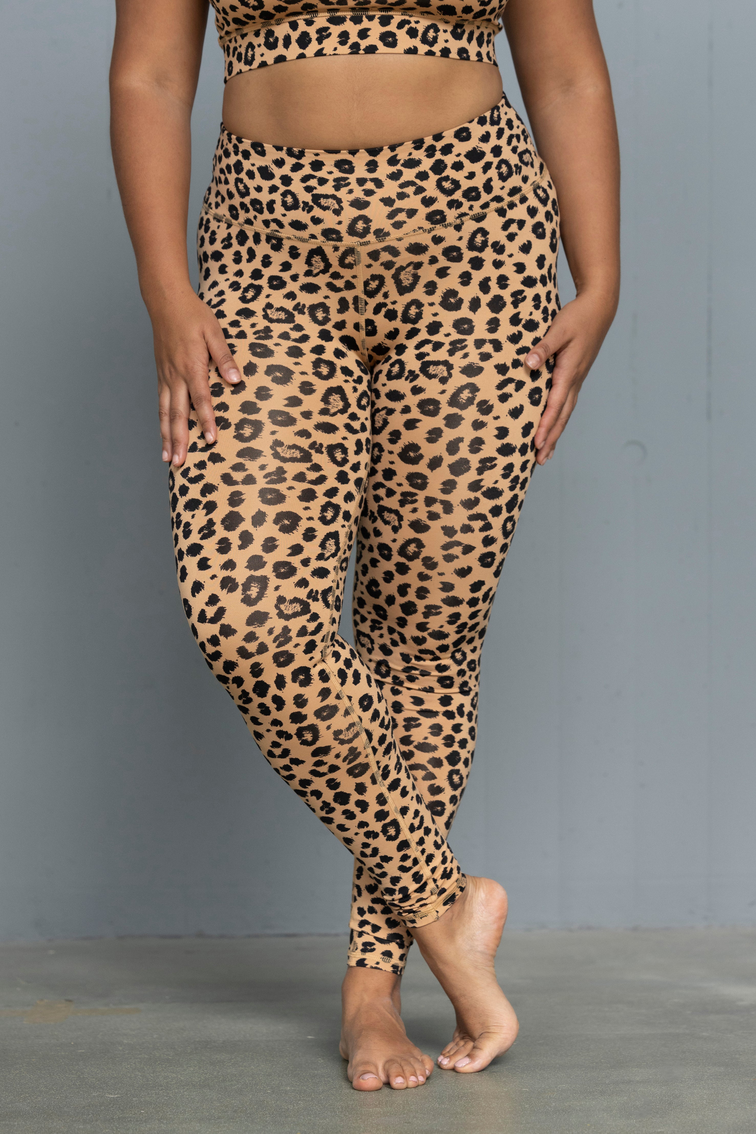 Leggings Leo Biscuit | Hey Honey Yoga & Active Wear