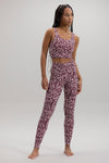 Leggings Print Flower Bordure | Hey Honey Yoga & Active Wear