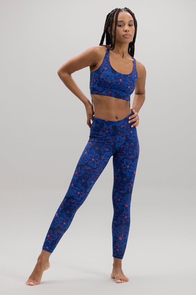 Cropped Leggings Flower Daze | Hey Honey Yoga & Active Wear