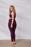 Leggings Wine | Hey Honey Yoga & Active Wear