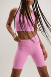 Biker Unicolor Rosewood | Hey Honey Yoga & Active Wear