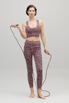 Cropped Leggings Leo Rose | Hey Honey Yoga & Active Wear