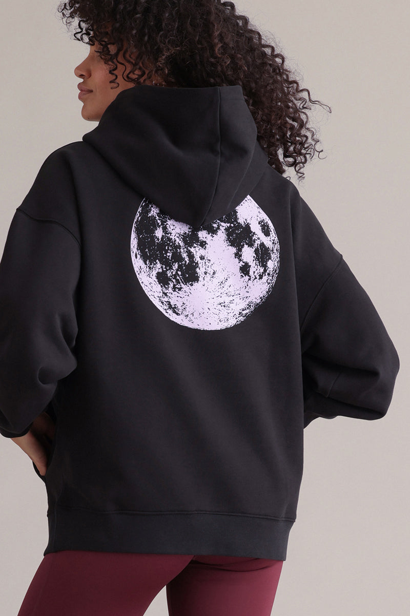 Hoodie Moon Black | Hey Honey & Active Wear