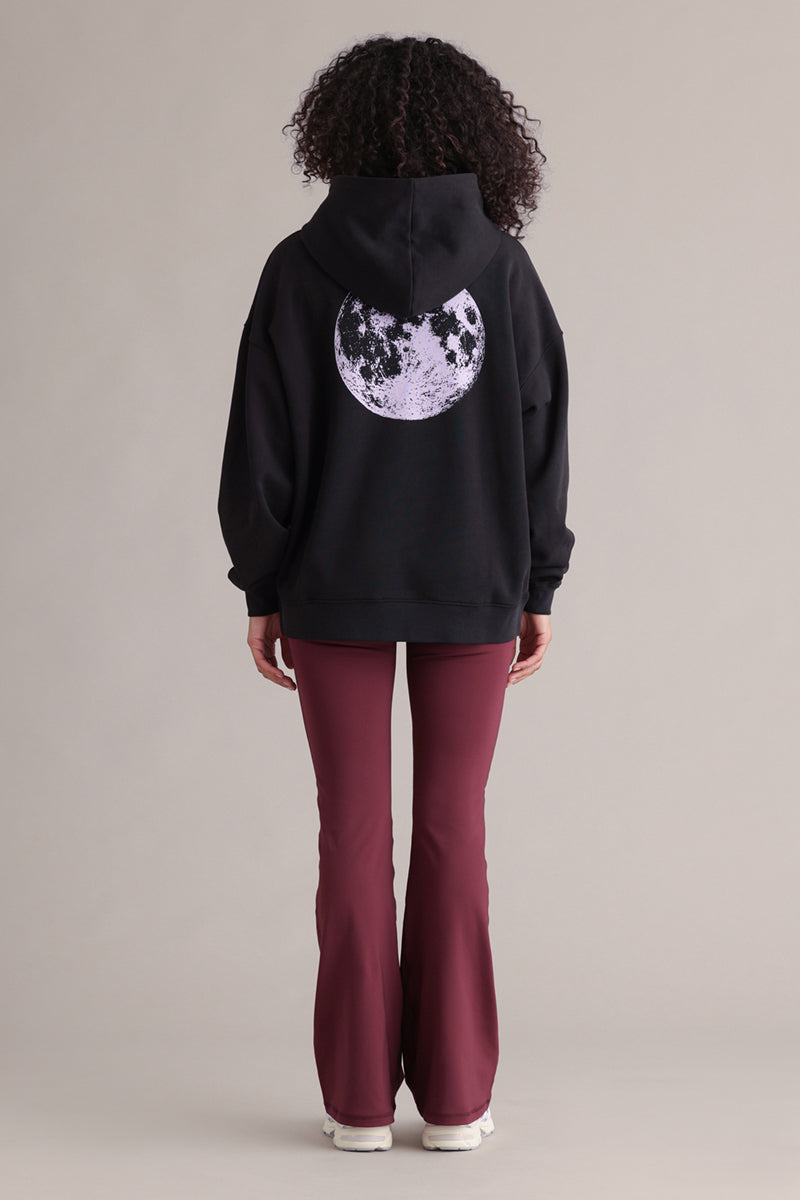 Hoodie Moon Black | Hey Honey & Active Wear