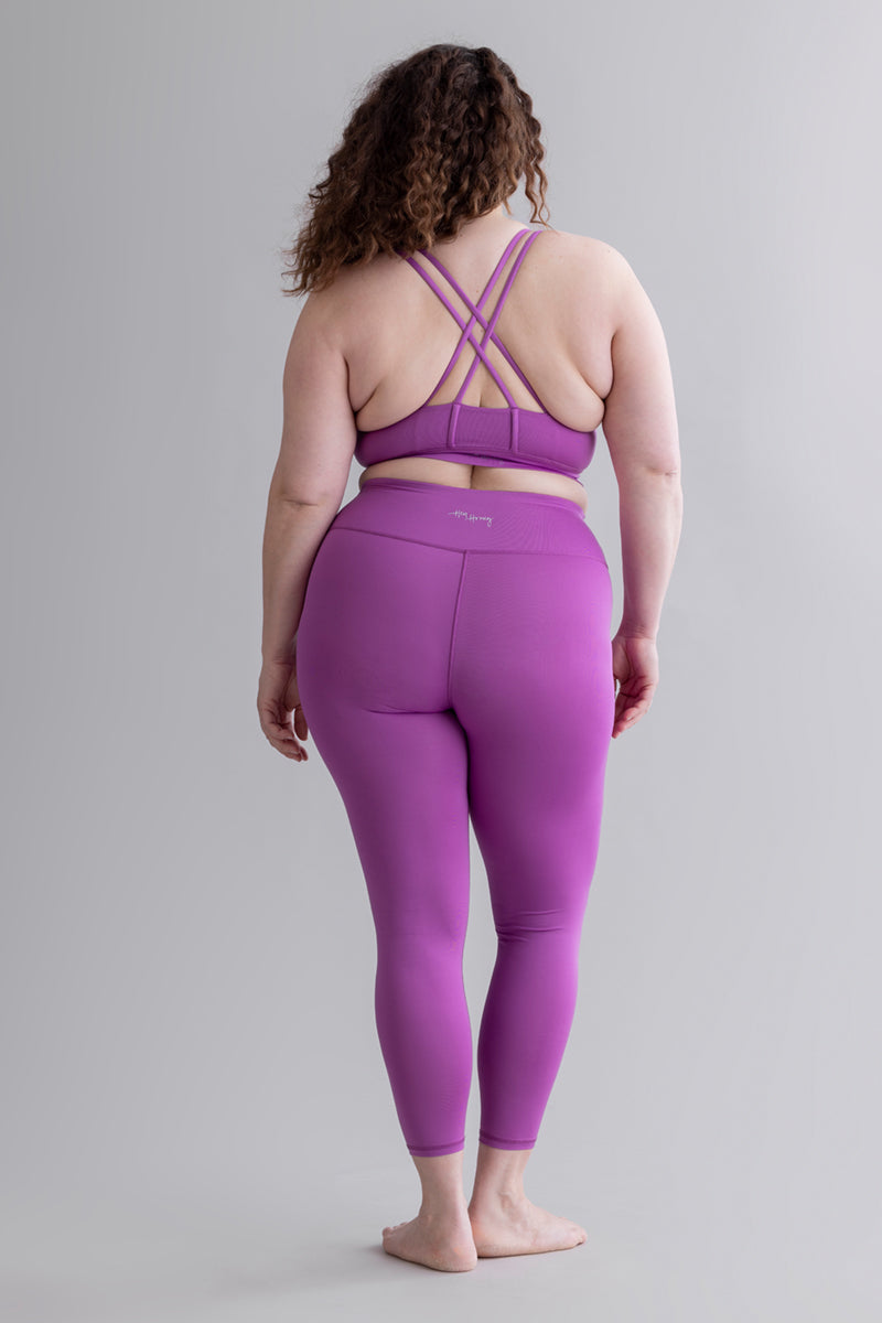 Criss-Cross Bra Striking Purple