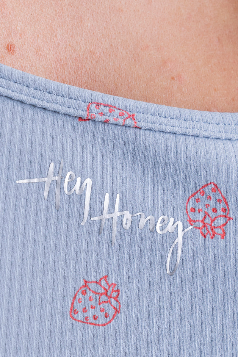 Bra Juicy Dusty Blue | Hey Honey & Active Wear