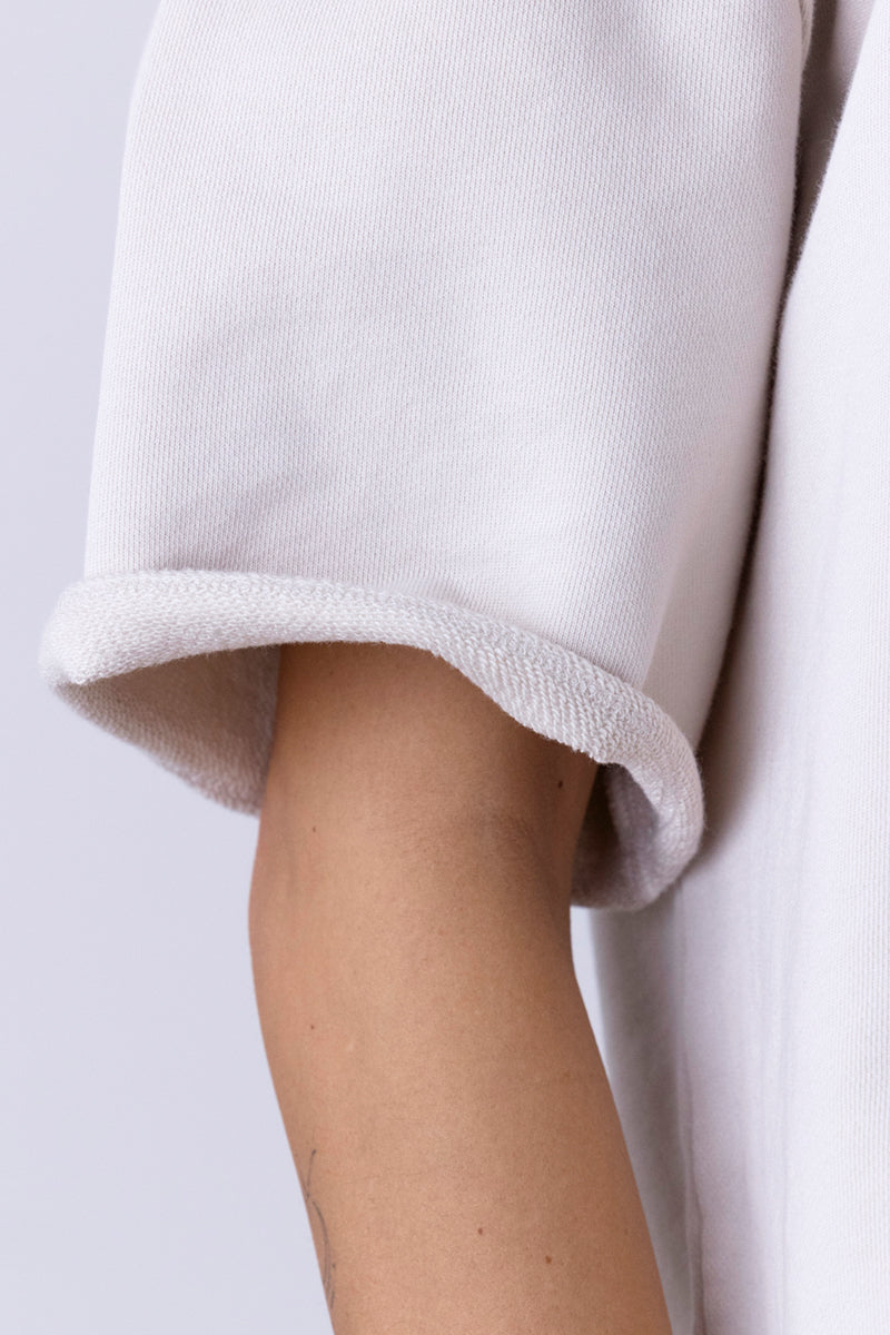 Short Sleeve Sweat Off White | Hey Honey & Active Wear