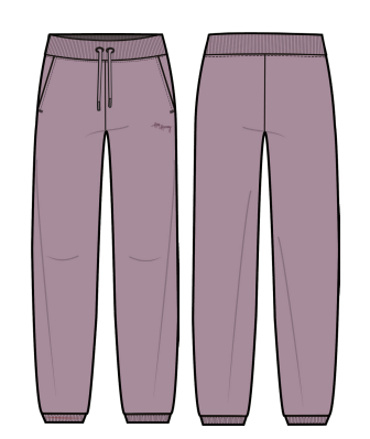 Cuff Sweat Pants Mauve | Hey Honey & Active Wear