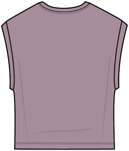 Cropped Shirt Mauve | Hey Honey & Active Wear