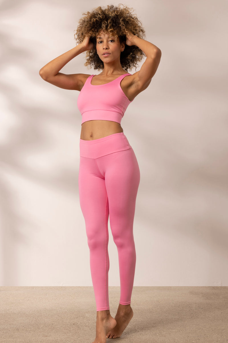 Pink Carnation Set | Hey Honey Yoga & Active Wear