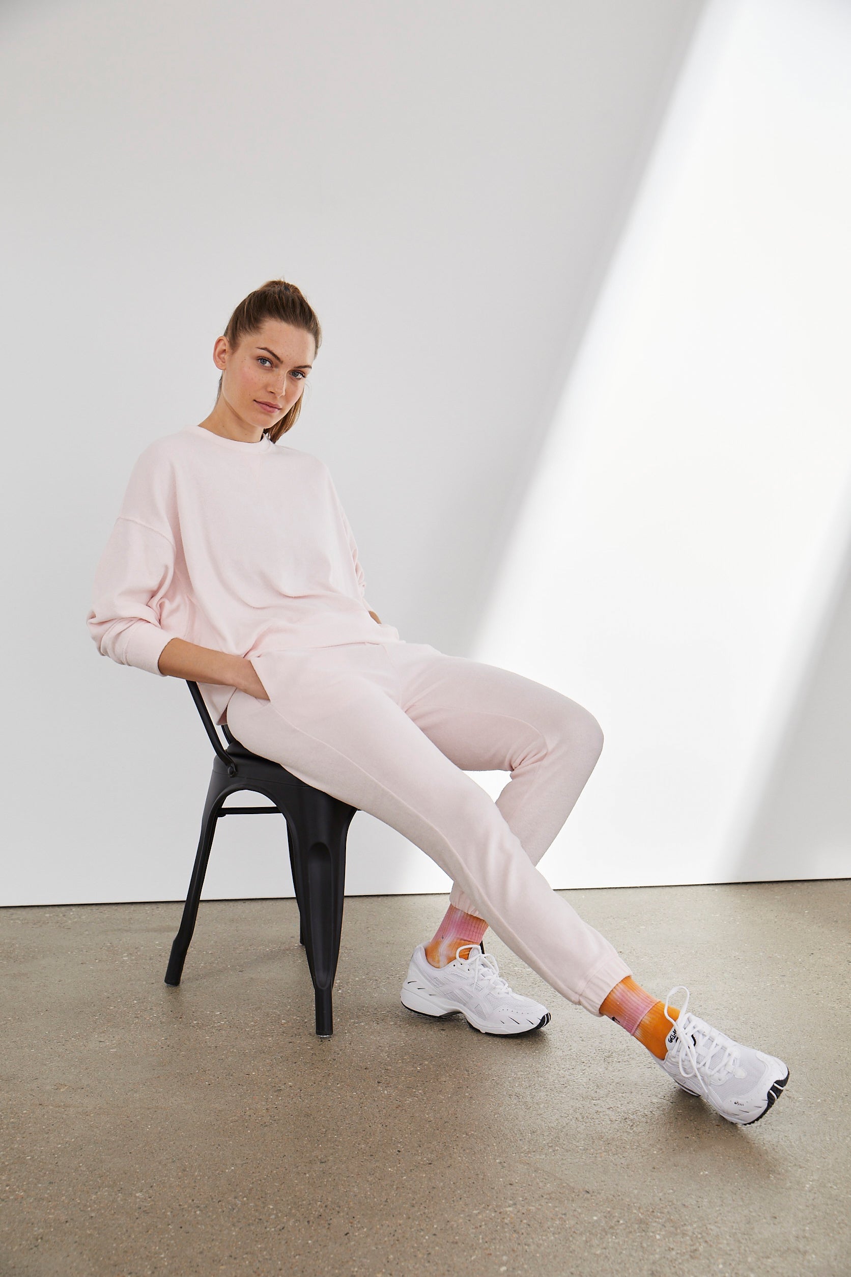 Terry Trackpant Rosé | Hey Honey Yoga & Active Wear